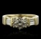14KT Yellow Gold 1.40 ctw Diamond Ring