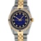 Rolex Two-Tone 1.65 ctw Diamond and Sapphire DateJust Men's Watch