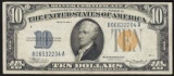 1934A $10 North Africa Silver Certificate WWII Emergency Note