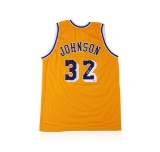 PSA Certified Magic Johnson Autographed Basketball Jersey