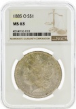 1885-O NGC MS63 Morgan Silver Dollar