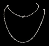 5.00 ctw Diamond Necklace - 14KT White Gold