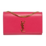 Yves Saint Laurent Pink Monogram Chain Shoulder Bag