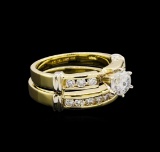 1.47 ctw Diamond Ring - 14KT Yellow and White Gold