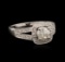 18KT White Gold 0.82 ctw Diamond Ring