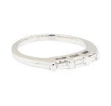 0.20 ctw Diamond Ring - 14KT White Gold