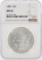 1887 NGC MS63 Morgan Silver Dollar