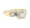0.30 ctw Diamond Ring - 14KT Yellow and White Gold