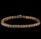 6.05 ctw Diamond Bracelet - 14KT Yellow Gold