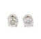 1.40 ctw Diamond Stud Earrings - 14KT White Gold
