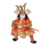 Vintage Japan Bisque Warrior Doll