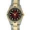 Rolex Two-Tone Diamond and Ruby DateJust Men's Watch