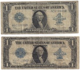 1923 $1 Large Silver Certificate Speelman / White Notes Lot of 2