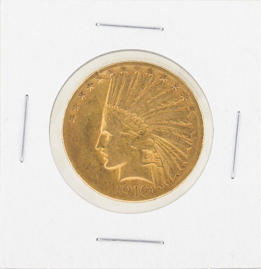 1910S $10 Indian Head Gold Coin VF