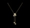 4.88 ctw Diamond Necklace - 14KT Yellow and White Gold