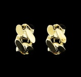14x22mm Chain Hoop Earrings - Gold Plated