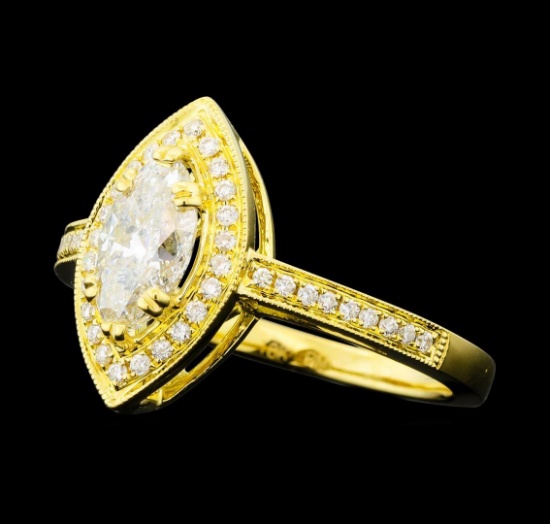 1.20 ctw Diamond Ring - 18KT Yellow Gold