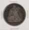 1860-O No Motto $1 Seated Liberty Silver Dollar Coin