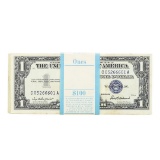Pack of (100) Consecutive 1957 $1 Silver Certificate Notes