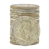 Roll of (20) 1954 Brilliant Uncirculated Franklin Half Dollar Coins