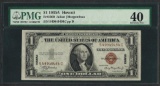 1935A $1 Hawaii Silver Certificate WWII Emergency Note PMG Choice Extremely Fine