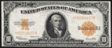 1922 $10 Gold Certificate Note