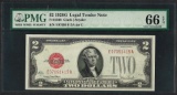 1928G $2 Legal Tender Note Fr.1508 PMG Gem Uncirculated 66EPQ