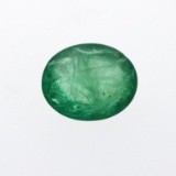6.32 ct. One Oval Cut Natural Emerald
