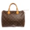 Louis Vuitton Monogram Canvas Leather Speedy 30 cm Bag
