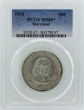 1934 Maryland Tercentenary Commemorative Half Dollar Coin PCGS MS65+