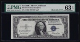 1935E $1 Silver Certificate Note Mismatched Serial Number ERROR PMG Choice Unc.