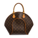 Louis Vuitton Monogram Canvas Leather Ellipse MM Bag
