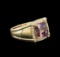 14KT Yellow Gold 4.51 ctw Ametrine and Diamond Ring