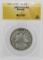1857-P FJ Bolivia 4 Soles Coin ANACS AU53