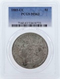 1885-CC $1 Morgan Silver Dollar Coin PCGS MS63