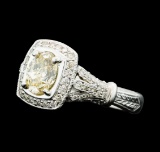 1.73 ctw Diamond Ring - 18KT White Gold