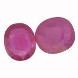 11.59 ctw Oval Mixed Ruby Parcel