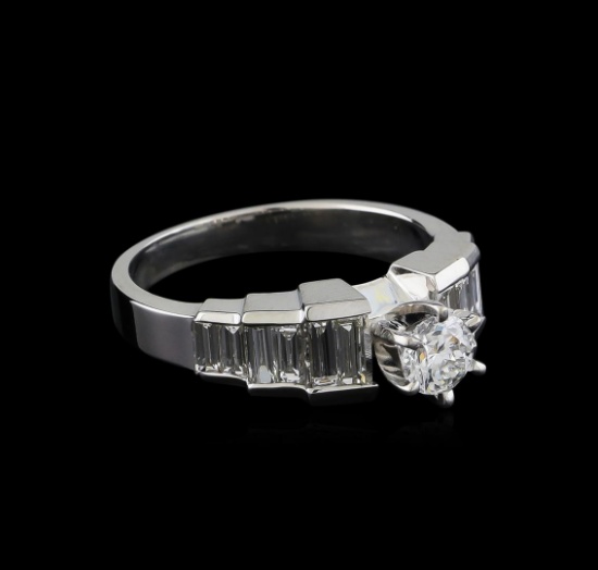 1.29 ctw Diamond Ring - 18KT White Gold