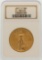 1911-S $20 St. Gaudens Double Eagle Gold Coin NGC MS62