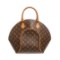 Louis Vuitton Monogram Canvas Leather Ellipse MM Bag