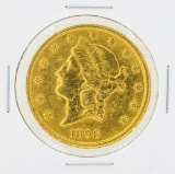 1898-S $20 Liberty Head Double Eagle Gold Coin