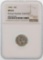 1943 Mercury Dime Coin NGC MS64