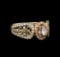 14KT Two-Tone Gold 1.12 ctw Diamond Ring