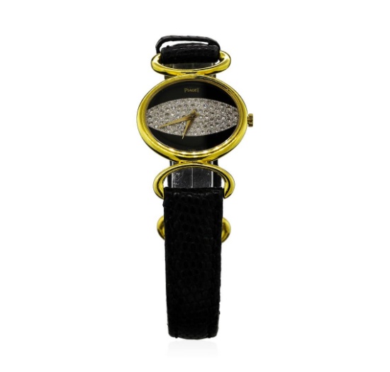Piaget 18KT Yellow Gold Diamond Ladies Watch
