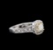 1.25 ctw Diamond Ring - 14KT Two-Tone Gold