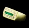 0.32 ctw Emerald and Diamond Ring - 14KT Yellow Gold