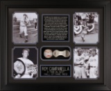 PSA Certified Roy Campanella Framed Autographed Baseball Collage