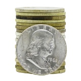 Roll of (20) 1962-D Brilliant Uncirculated Franklin Half Dollar Coins