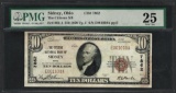 1929 $10 National Currency Note Sidney, Ohio CH# 7862 PMG Very Fine 25