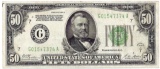 1928A $50 Federal Reserve Note